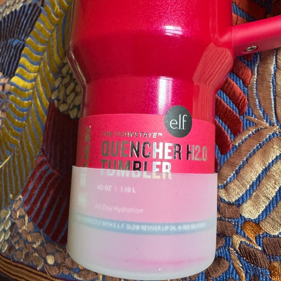 NWoT Stanley Pink Iridescent Quencher H20 Tumbler FlowState Stainless Steel 40OZ - Picture 4 of 7